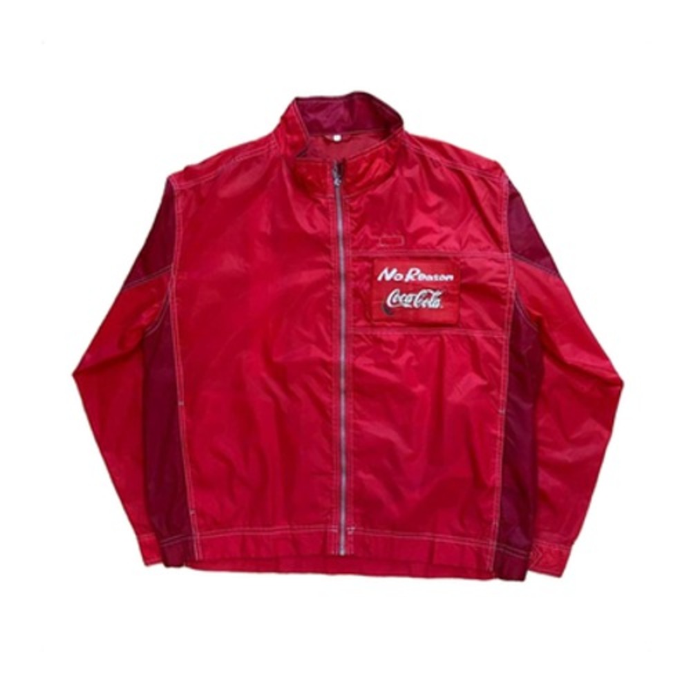 Coca Cola Japan True Vintage 1990's Removable Patches Jacket Red XL
